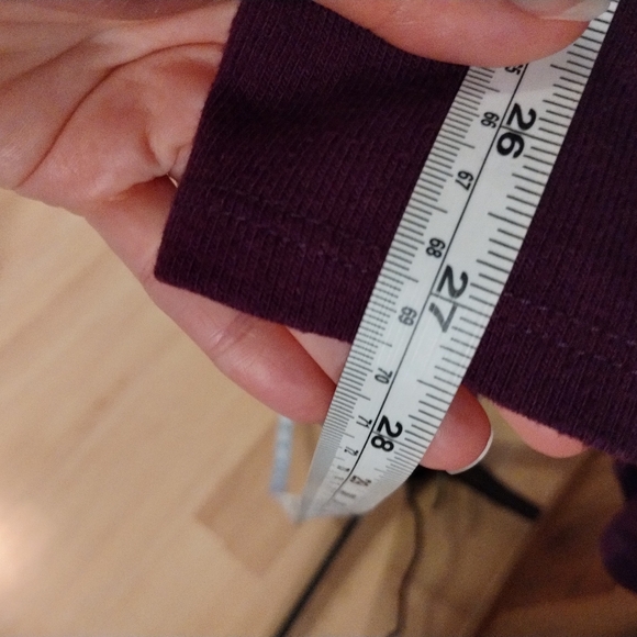 Pretty Purple Knit Skater True Turtleneck Midi Dress, Cozy, Easy, Cute - Picture 6 of 7